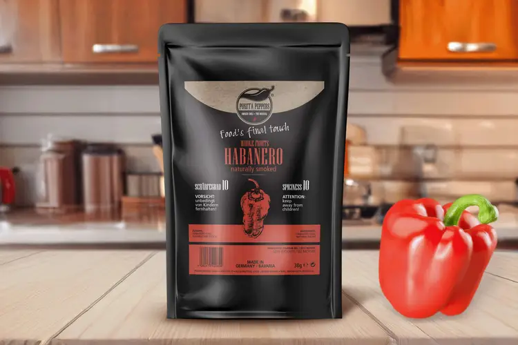 Puszta Peppers GmbH Beuteletiketten Habanero Whole Fruit